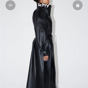 Khy leather trench